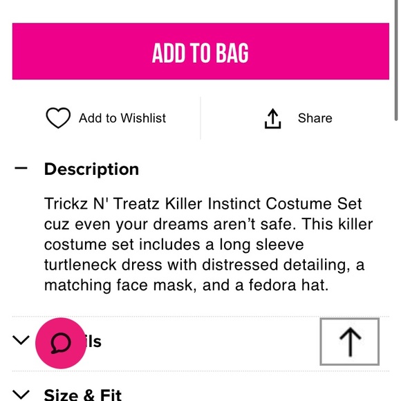 Dolls Kill - Killer instinct costume set - Picture 4 of 4